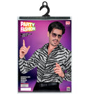 Party Fashion Shirt  Animalier Zebra Sequin Shirt 