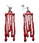 Pairs Of Dripping Blood Earrings