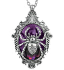 Spider Purple Gem Necklace