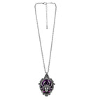 Spider Purple Gem Necklace
