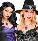 Spider Purple Gem Necklace
