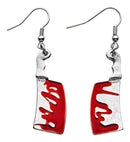 Pairs Of Bloody Cleaver Earrings