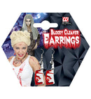 Pairs Of Bloody Cleaver Earrings