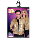 Party Fashion Bomber  Gold Sequin Bomber 