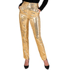 Party Fashion Pants  Gold Sequin Pants 