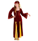 Medieval Princess  Dress, Headpiece With Veil 