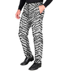 Party Fashion Pants  Animalier Zebra Sequin Pants 