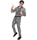 Party Fashion Pants  Animalier Zebra Sequin Pants 