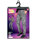Party Fashion Pants  Animalier Zebra Sequin Pants 