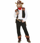 Cowboy  Shirt With Vest, Pants, Bandana 