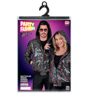 Party Fashion Hooded Bomber  Multicolor Sequin Hooded Bomber 