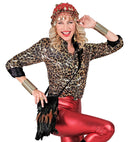 Party Fashion Shirt  Animalier Leopard Sequin Shirt 