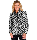 Party Fashion Shirt  Animalier Zebra Sequin Shirt 