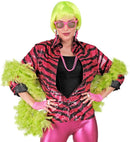 Party Fashion Shirt  Pink Animalier Sequin Shirt 