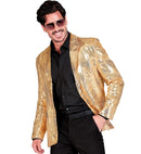 Party Fashion Jacket  Gold Sequin Jacket 