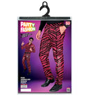 Party Fashion Pants  Pink Animalier Sequin Pants 