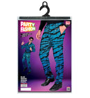 Party Fashion Pants  Blue Waves Sequin Pants 