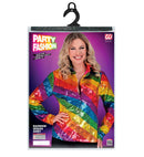 Party Fashion Shirt  Rainbow Sequin Shirt 