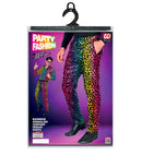Party Fashion Pants  Rainbow Animalier Leopard Sequin Pants 
