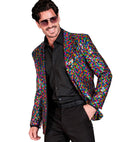Party Fashion Jacket  Multicolor Sequin Jacket 
