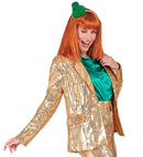 Party Fashion Jacket  Gold Sequin Jacket 