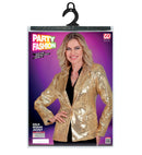 Party Fashion Jacket  Gold Sequin Jacket 