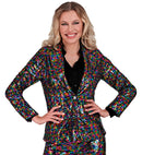 Party Fashion Jacket  Multicolor Sequin Jacket 