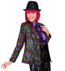 Party Fashion Jacket  Multicolor Sequin Jacket 
