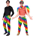 Party Fashion Pants  Rainbow Sequin Pants 