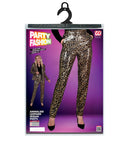 Party Fashion Pants  Animalier Leopard Sequin Pants 