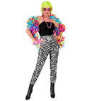 Party Fashion Pants  Animalier Zebra Sequin Pants 
