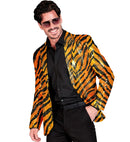 Party Fashion Jacket  Animalier Tiger Sequin Jacket 
