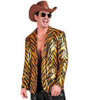 Party Fashion Jacket  Animalier Tiger Sequin Jacket 