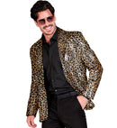 Party Fashion Jacket  Animalier Leopard Sequin Jacket 
