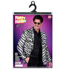 Party Fashion Jacket  Animalier Zebra Sequin Jacket 