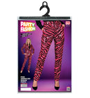 Party Fashion Pants  Pink Animalier Sequin Pants 