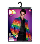 Party Fashion Jacket  Rainbow Sequin Jacket 