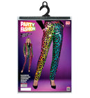 Party Fashion Pants  Rainbow Animalier Leopard Sequin Pants 