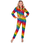 Party Fashion Pants  Rainbow Sequin Pants 