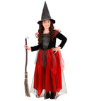 Witch Black/Burgundy -  Dress, Hat 