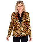 Party Fashion Jacket  Animalier Tiger Sequin Jacket 