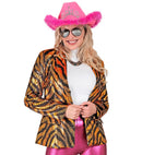 Party Fashion Jacket  Animalier Tiger Sequin Jacket 