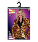 Party Fashion Jacket  Animalier Tiger Sequin Jacket 