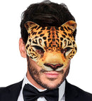 Chinless Leopard Mask In Fabric 