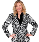 Party Fashion Jacket  Animalier Zebra Sequin Jacket 