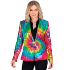 Party Fashion Jacket  Tie Dye Sequin Jacket 