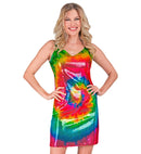 Party Fashion Dress  Tie Dye Sequin Dress 