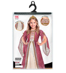 Medieval Princess  Dress With Petticoat, Crown 