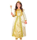 Medieval Queen  Dress With Petticoat, Crown 