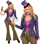 Crazy Hatter  Jacket, Jumpsuit, Bow Tie, Hat 